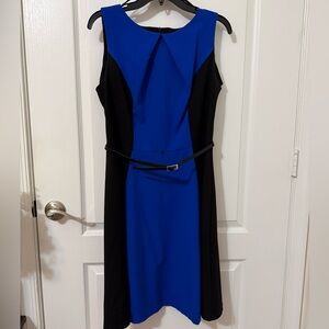 Size 12 ALYX Women’s Blue and Black Cocktail Dress